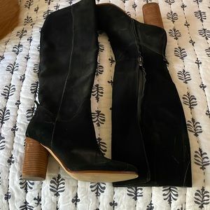 Sam Edelman suede black boots.